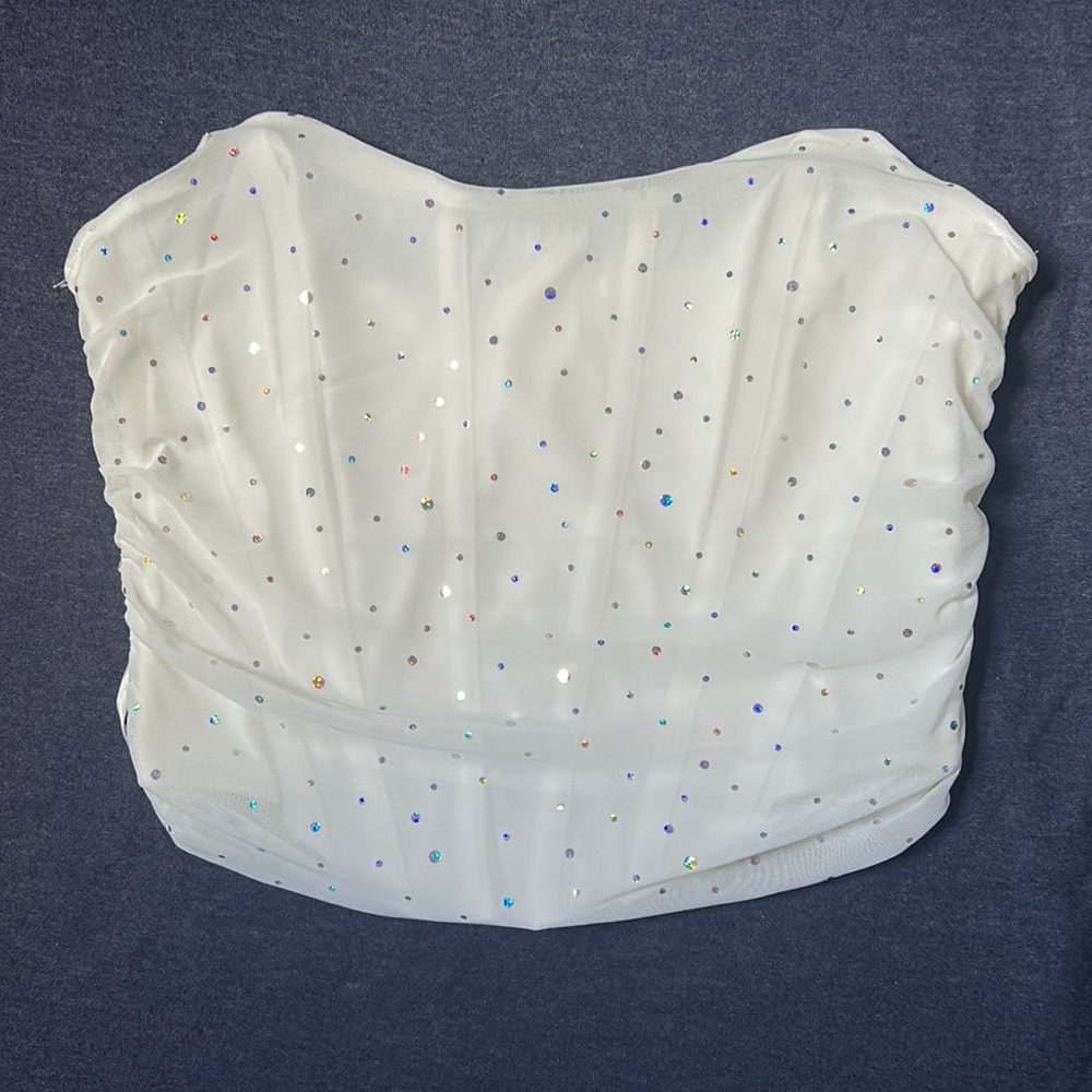 White Corset Top